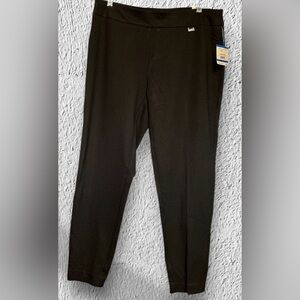 NWT ANNE KLEIN WOMAN SLIM ANKLE BLACK PANTS SIZE 1X